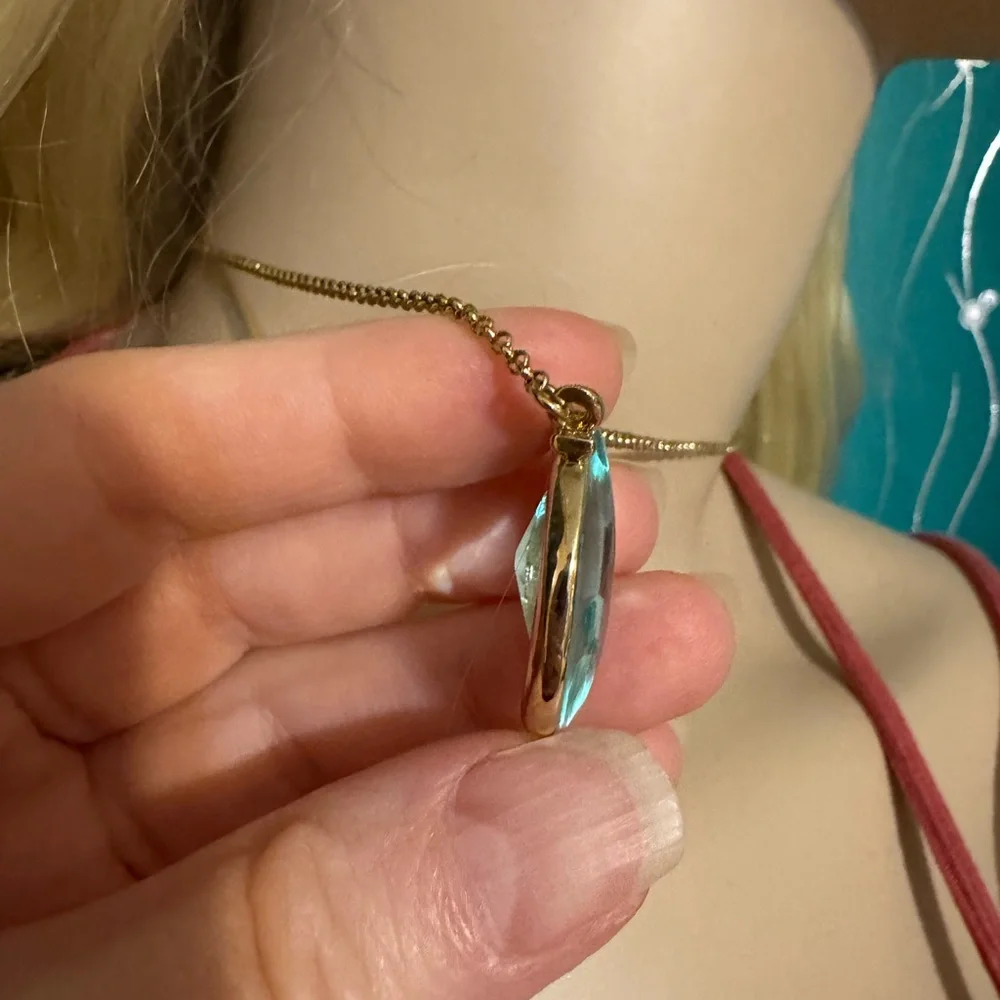 MONET Glass Pendant Necklace